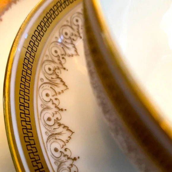 GRATIS- EUC- Pristine PL Limoges France, M. Redon Teacup & Saucer - Picture 7 of 13